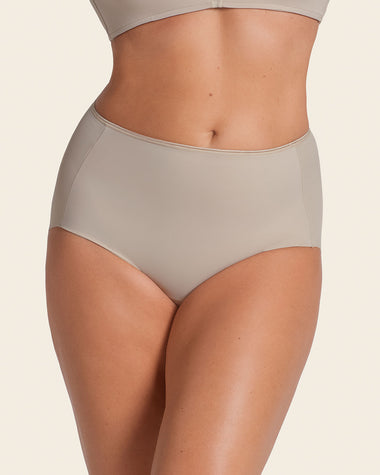 Panty clásico invisible con tela inteligente sin costuras#color_802-cafe-claro