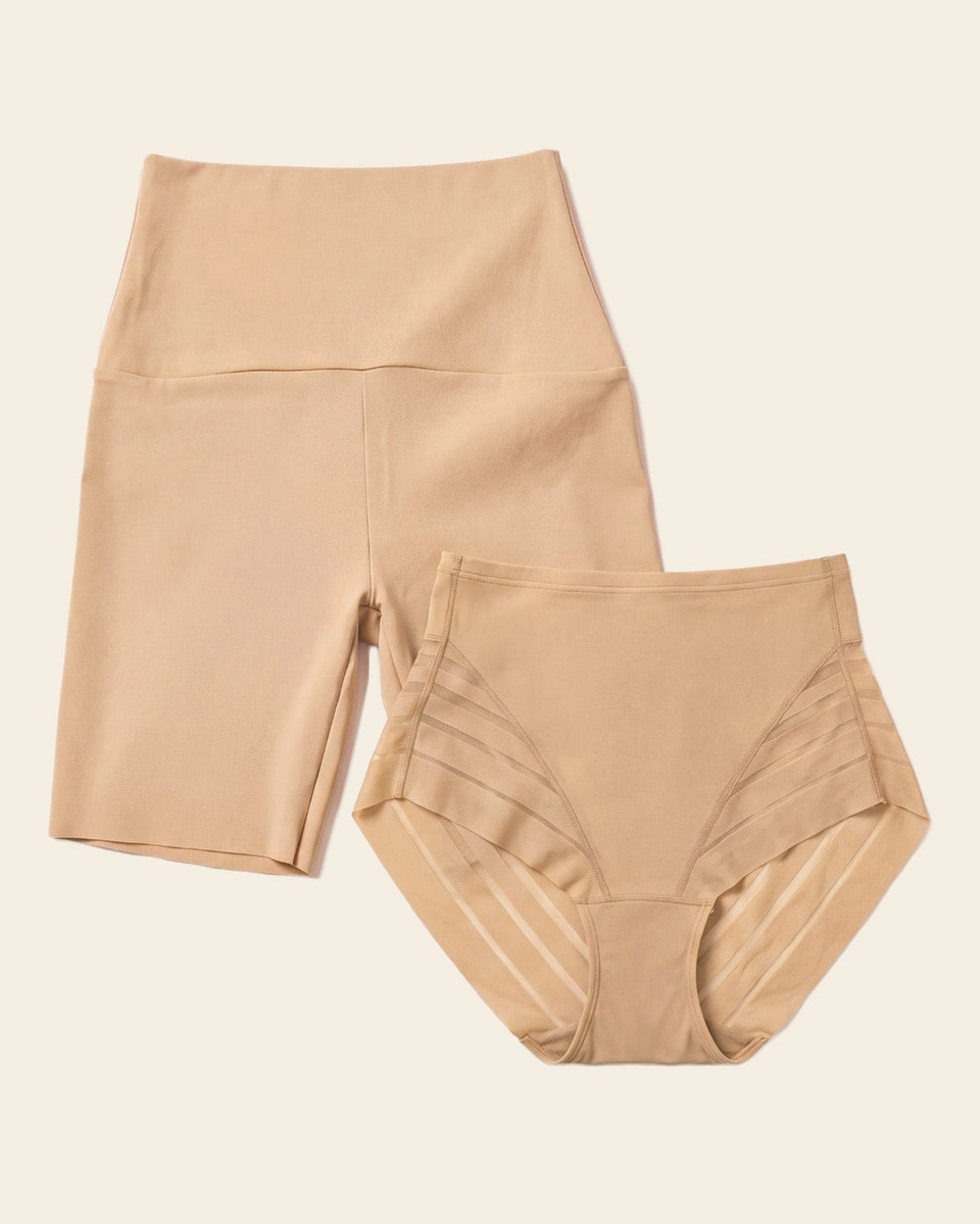 PowerStay Short & Stripe Undetectable Panty