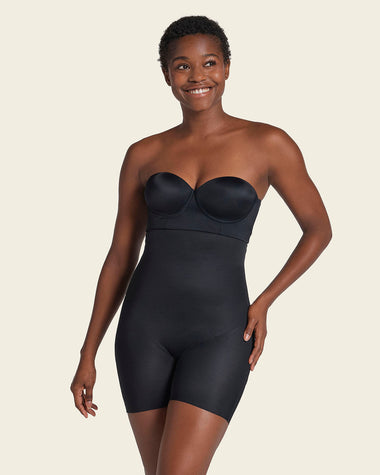 Panty faja de control efecto levanta glúteos#color_700-negro
