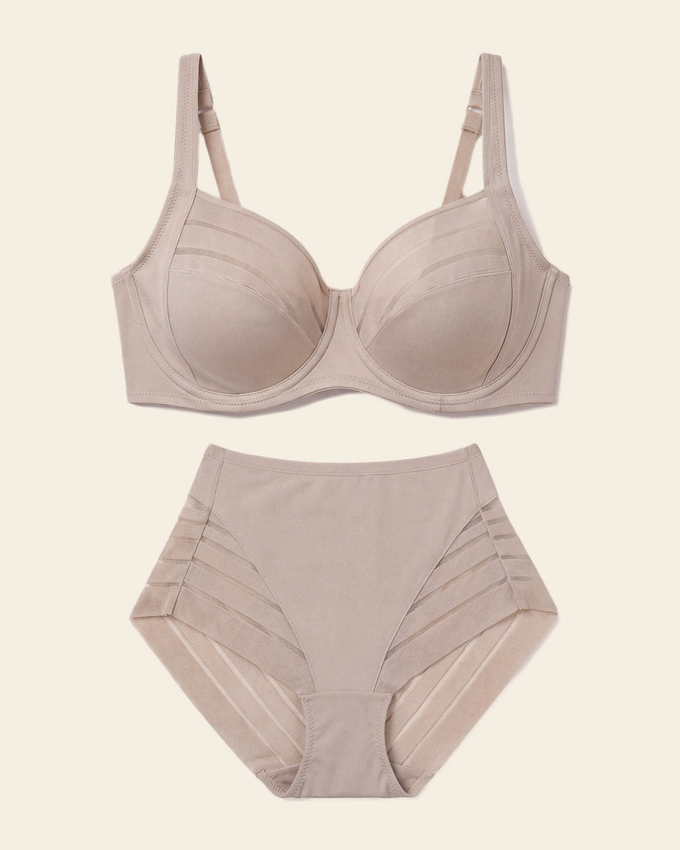 Bra ContourFit & Panty Stripe Undetectable en Piel