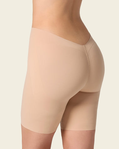 Short de control efecto invisible espalda en U#color_801-cafe-medio