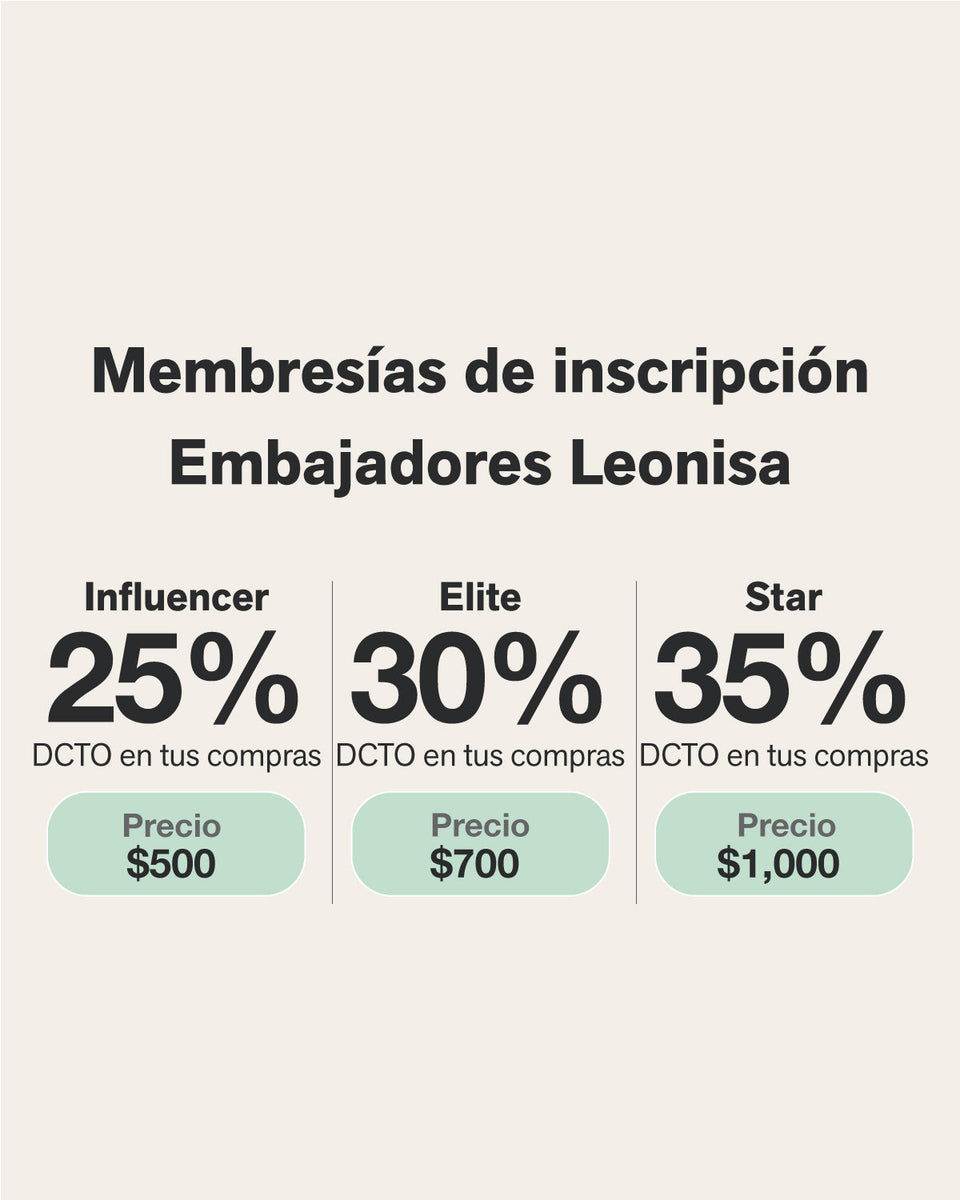 Membresía de Inscripción Embajadores Leonisa