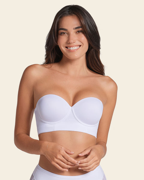 Strapless bustier 360° de perfección#color_000-blanco