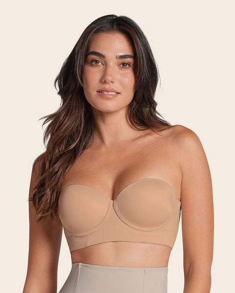 Strapless bustier 360° de perfección#color_801-cafe-medio