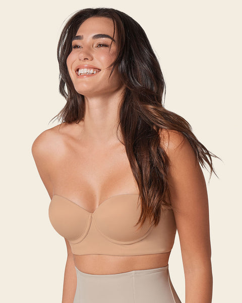 Strapless bustier 360° de perfección#color_801-cafe-medio