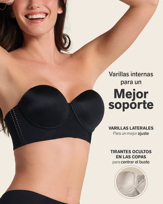 Strapless bustier 360° de perfección#color_700-negro