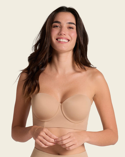 Strapless bustier 360° de perfección#color_801-cafe-medio