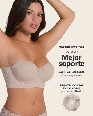 Strapless bustier 360° de perfección#color_802-cafe-claro