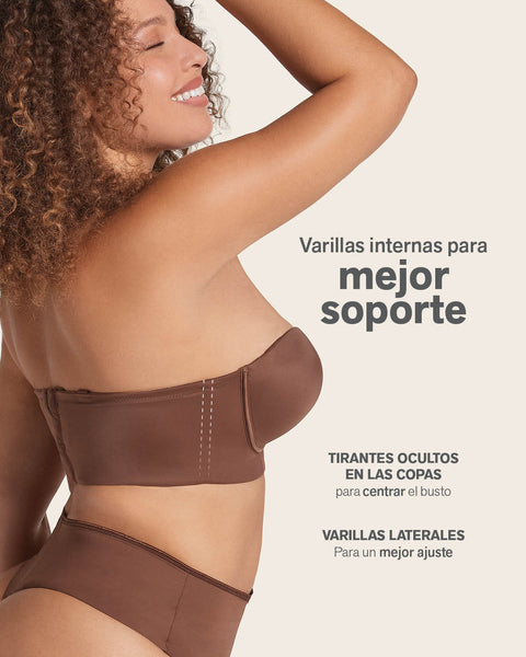 Brasier strapless 360° de perfección#color_875-cafe-oscuro