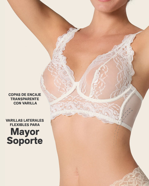 Brasier tipo bralette en encaje y transparencias#color_253-perla