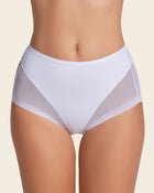 Panty clásico invisible con tul#color_000-blanco
