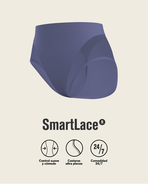 Panty clásico invisible con tul#color_543-azul-medio