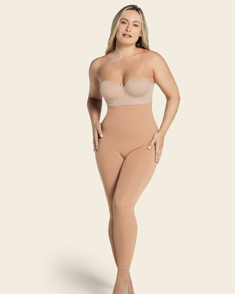 Body faja invisible de tiro alto levanta glúteos#color_852-beige