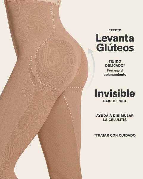 Body faja invisible de tiro alto levanta glúteos#color_852-beige