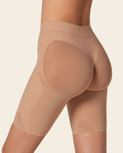 Panty faja seamless con efecto levanta glúteos#color_852-beige