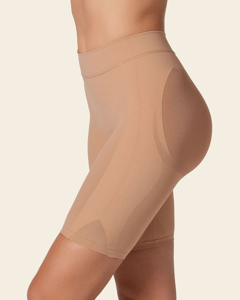 Panty faja seamless con efecto levanta glúteos#color_852-beige