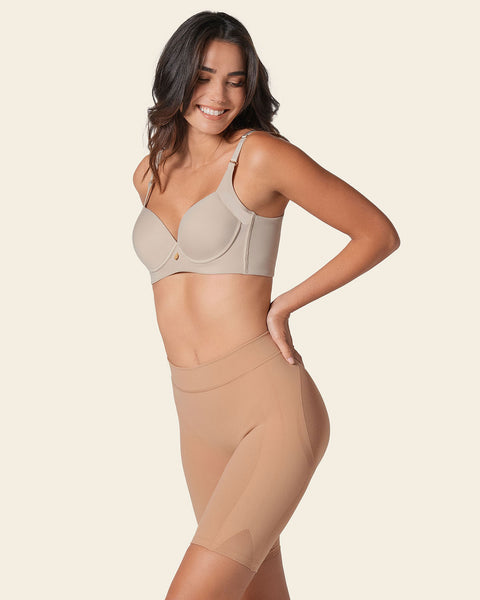 Panty faja seamless con efecto levanta glúteos#color_852-beige