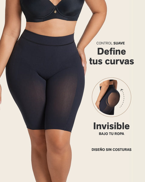 Panty faja seamless con efecto levanta glúteos#color_700-negro