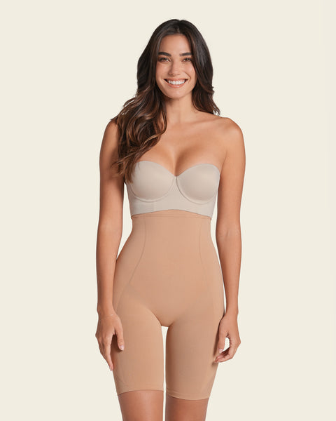 Body faja media pierna invisible levanta glúteos#color_087-beige