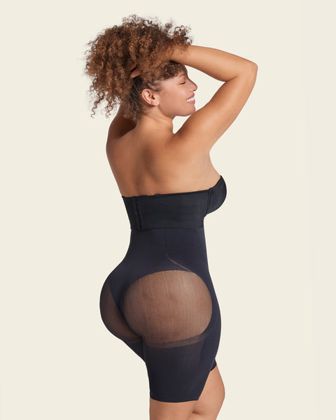 Body faja media pierna invisible levanta glúteos#color_700-negro