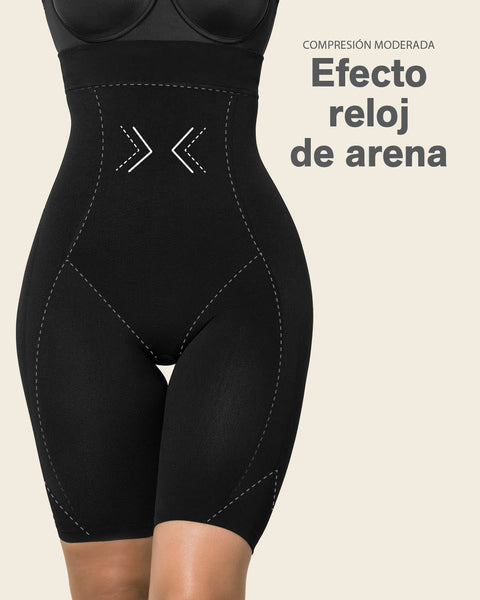 Body faja media pierna invisible levanta glúteos#color_700-negro