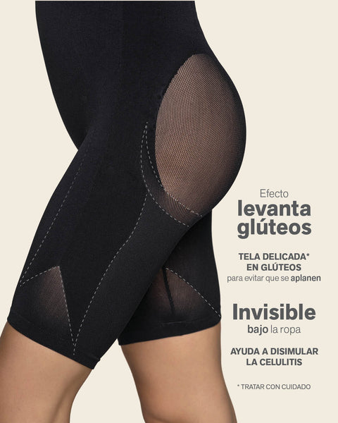 Body faja media pierna invisible levanta glúteos#color_700-negro