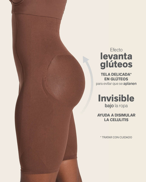 Body faja media pierna invisible levanta glúteos#color_875-cafe-oscuro