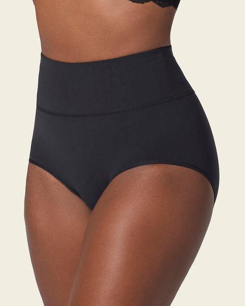 Panty faja de control moderado tiro alto en skinFuse#color_700-negro