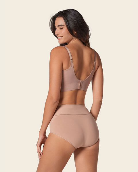 Panty faja de control moderado tiro alto en skinFuse#color_852-beige