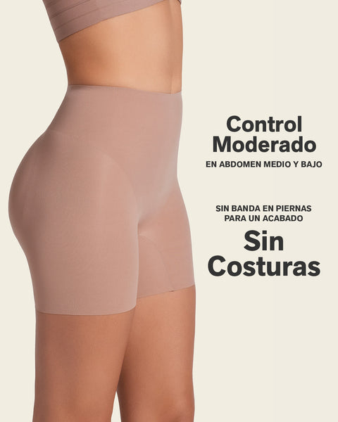 Short de control con almohadillas removibles levanta glúteos#color_857-cafe