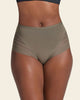 Panty faja clásico con control moderado de abdomen y bandas en tul#color_603-verde