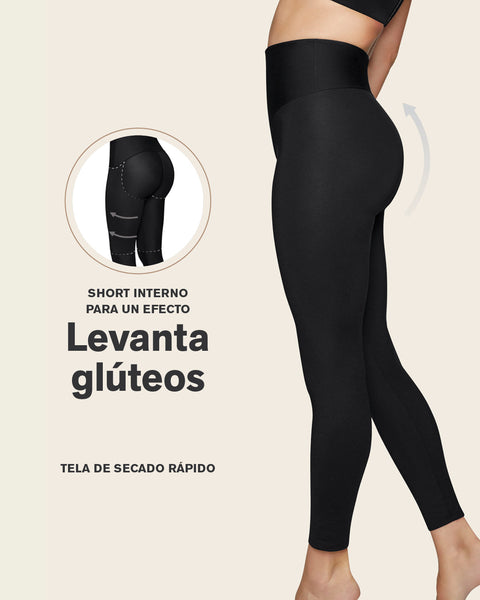 Legging de control con short interno levanta glúteos#color_700-negro