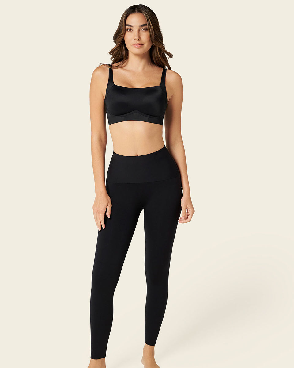 Legging deportivo tiro alto de control y de secado rápido