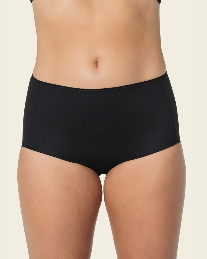 Panty clásico invisible con tela inteligente sin costuras#color_700-negro
