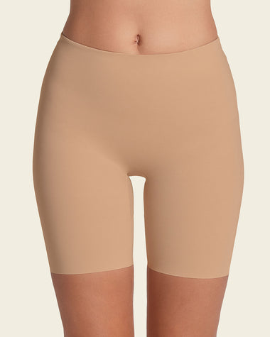 Panty short invisible de control de abdomen efecto levanta glúteos#color_801-cafe-medio