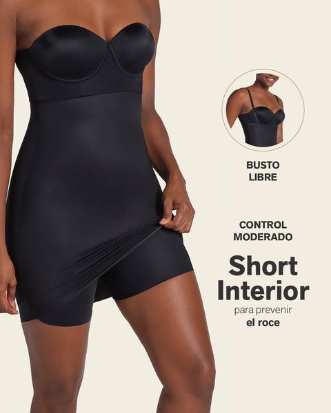 Faja tipo vestido con short interno