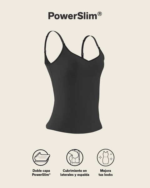 Camiseta multiusos de control de abdomen#color_700-negro