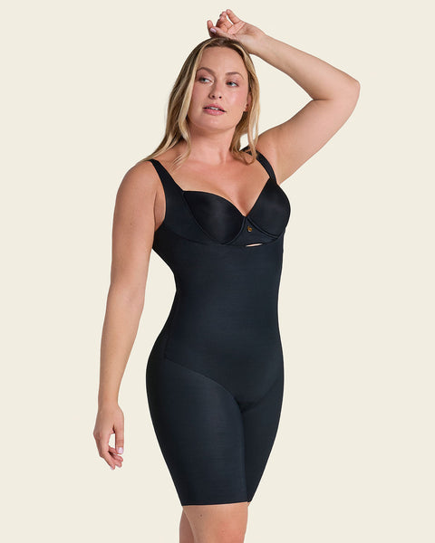 Body busto libre ultraliviano de control fuerte#700-negro