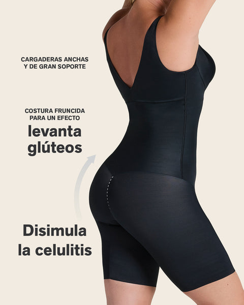 Body busto libre ultraliviano de control fuerte#700-negro