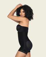 Panty faja tipo short de control fuerte levanta glúteos#color_700-negro