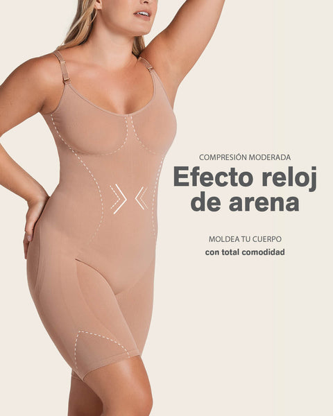 Faja body invisible de control efecto levanta glúteos#color_087-cafe-medio