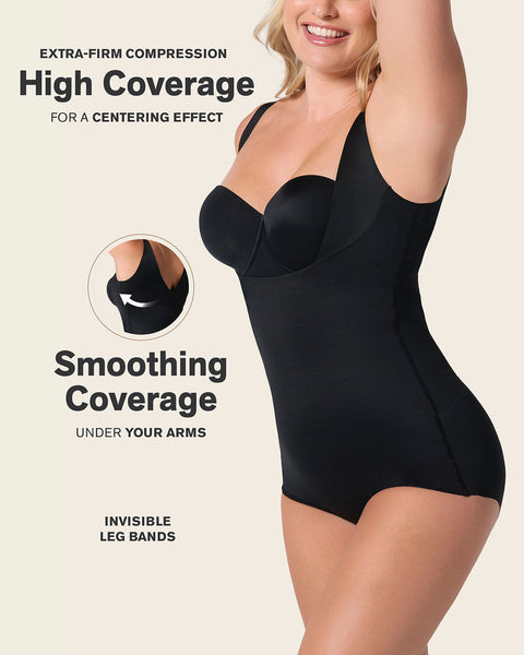 Body faja moldeador de aspecto invisible en glúteos
