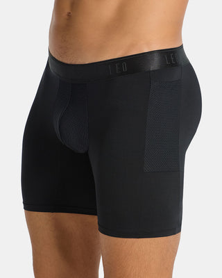 Bóxer deportivo con bolsillo lateral en microfibra#color_700-negro