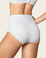 Panty clásico de control suave con excelente modelación#color_000-blanco