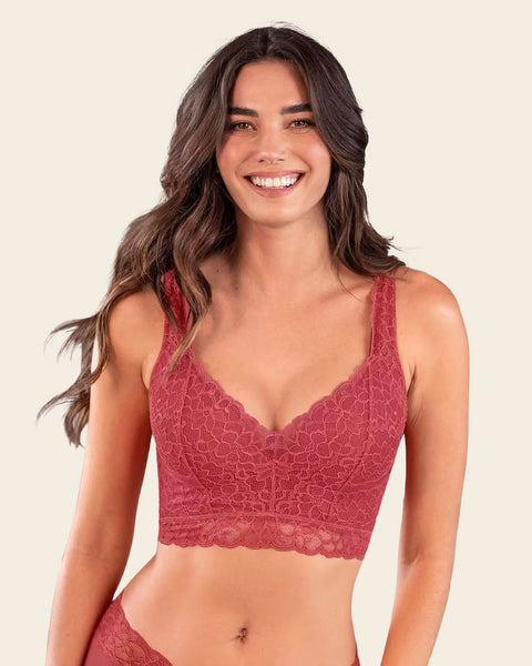 Brasier en encaje ideal para busto pesado Sexy Support#color_391-rojo