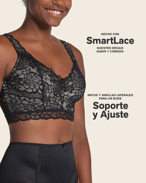 Brasier en encaje ideal para busto pesado#color_700-negro