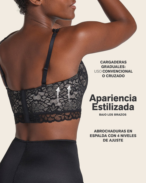 Brasier en encaje ideal para busto pesado#color_700-negro