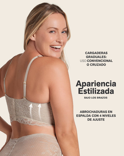 Brasier en encaje ideal para busto pesado#color_802-cafe-claro