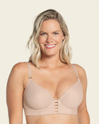 Memory bustier brasier triangular de realce alto y buen cubrimiento