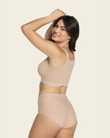 Brasier tipo top multiusos ultracómodo en algodón all in one bra#color_802-cafe-claro